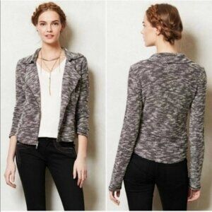Anthropologie/Saturday Sunday Tweed Moto Jacket